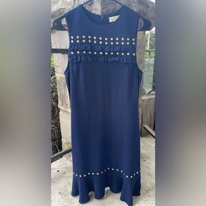 MICHAEL MICHAEL KORS navy blue dress size small